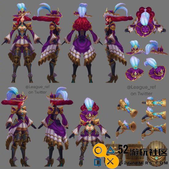 《英雄联盟》2024女帝系列皮肤上新！原画及模型展示