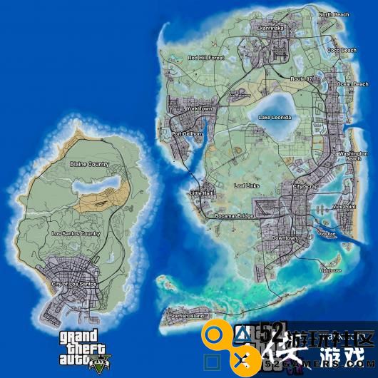 网络消息称《GTA6》地图将达到147平方公里，几乎是前作的两倍大