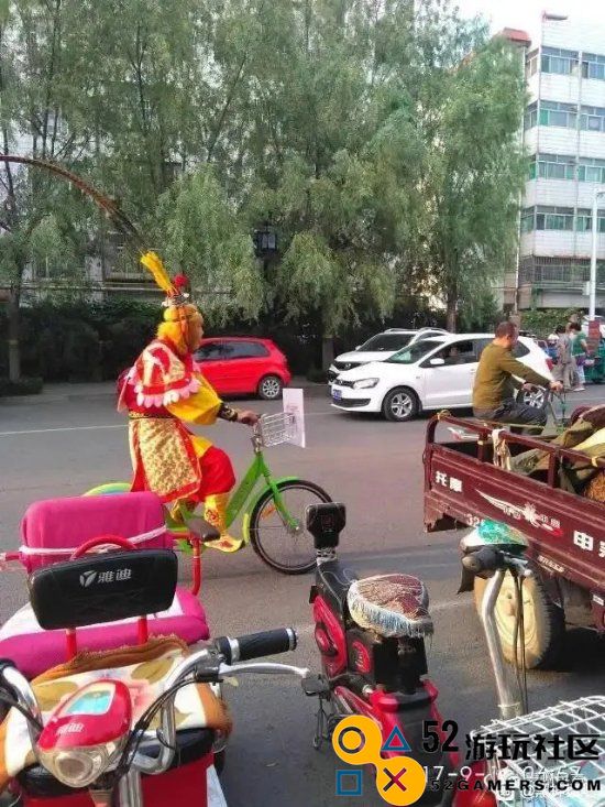 《黑神话》联动青桔单车引热议：真是黑神话痛车！